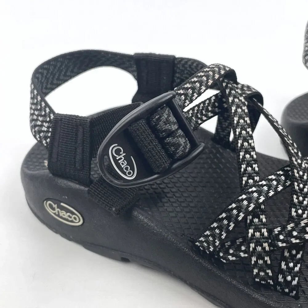 Chaco Women's Size 6W Classic Boost Black Double Strap Sandals J106266W